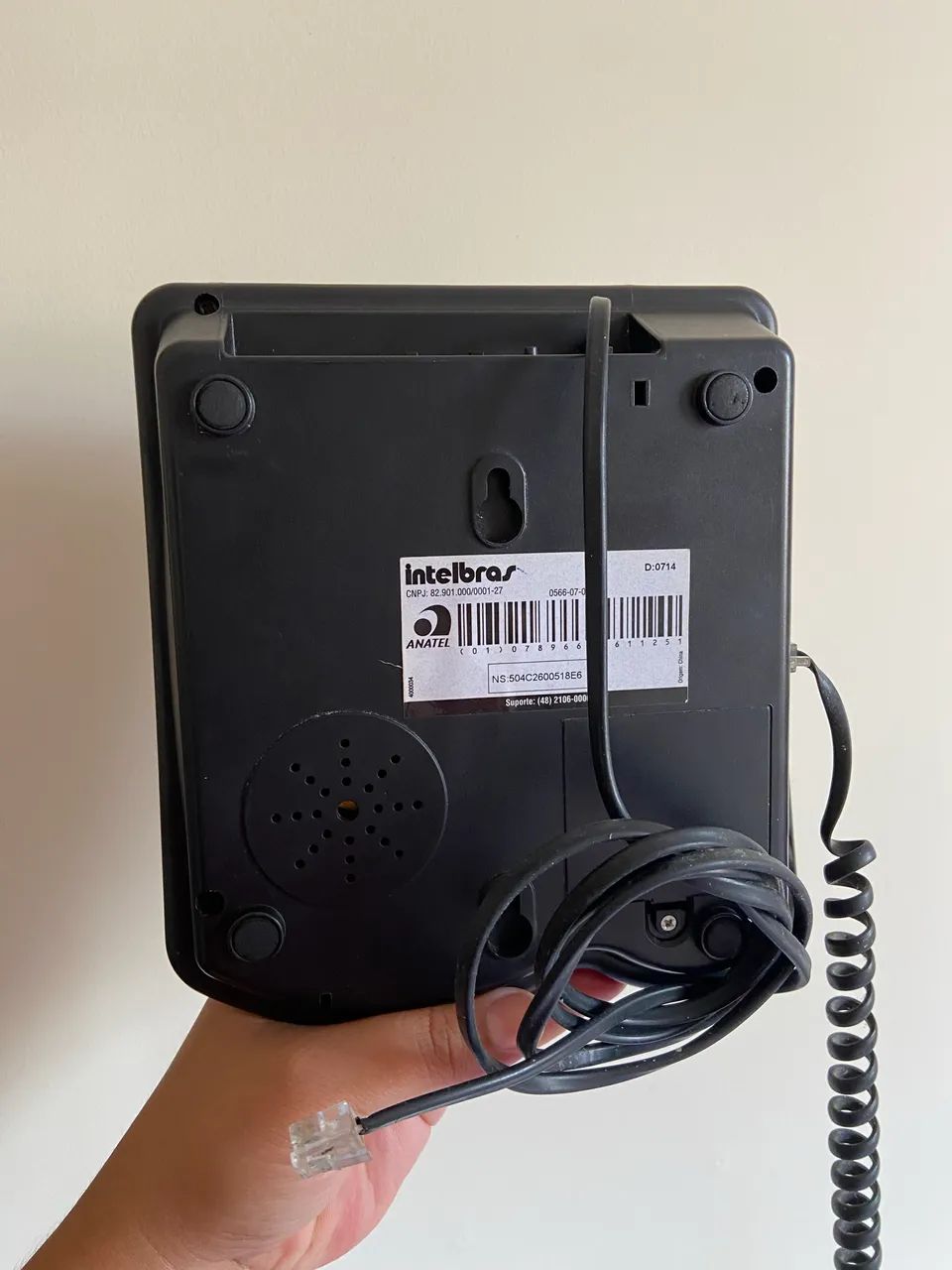 Telefone fixo preto - Intelbras  - Foto 5