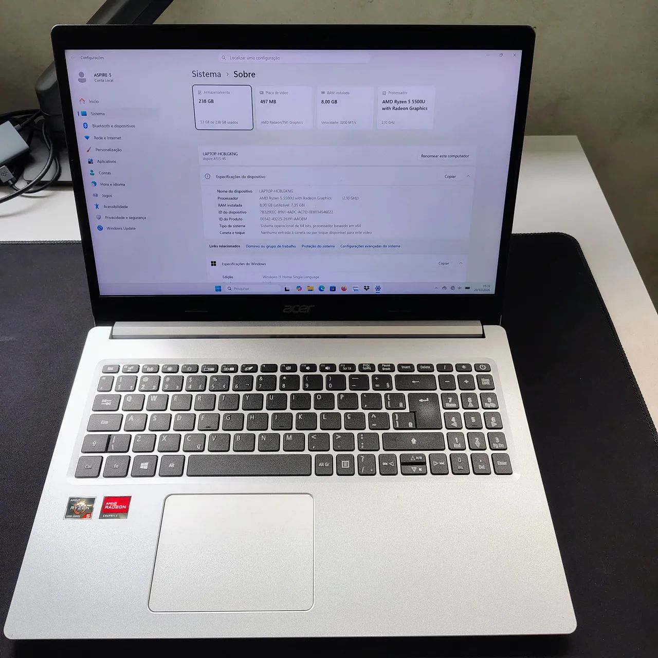 NOTEBOOK ACER ASPIRE 5