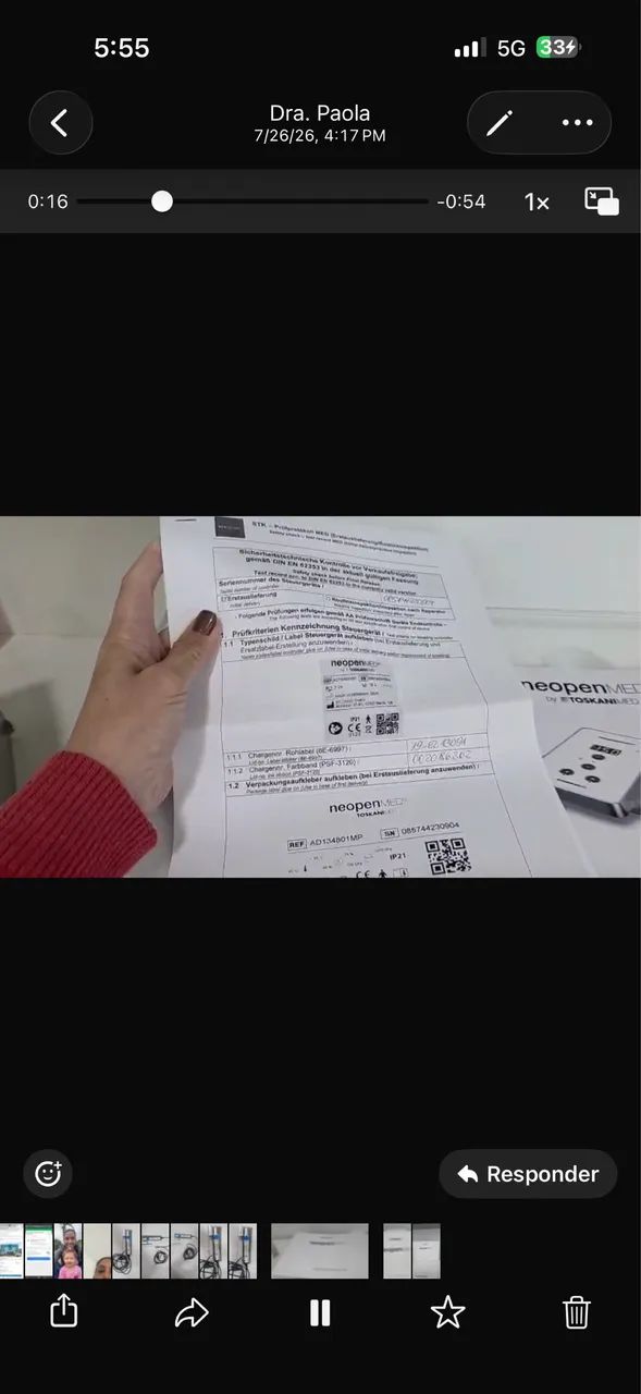 Caneta de microagulhamento Neopenmed TOSKANIMED  - Foto 4