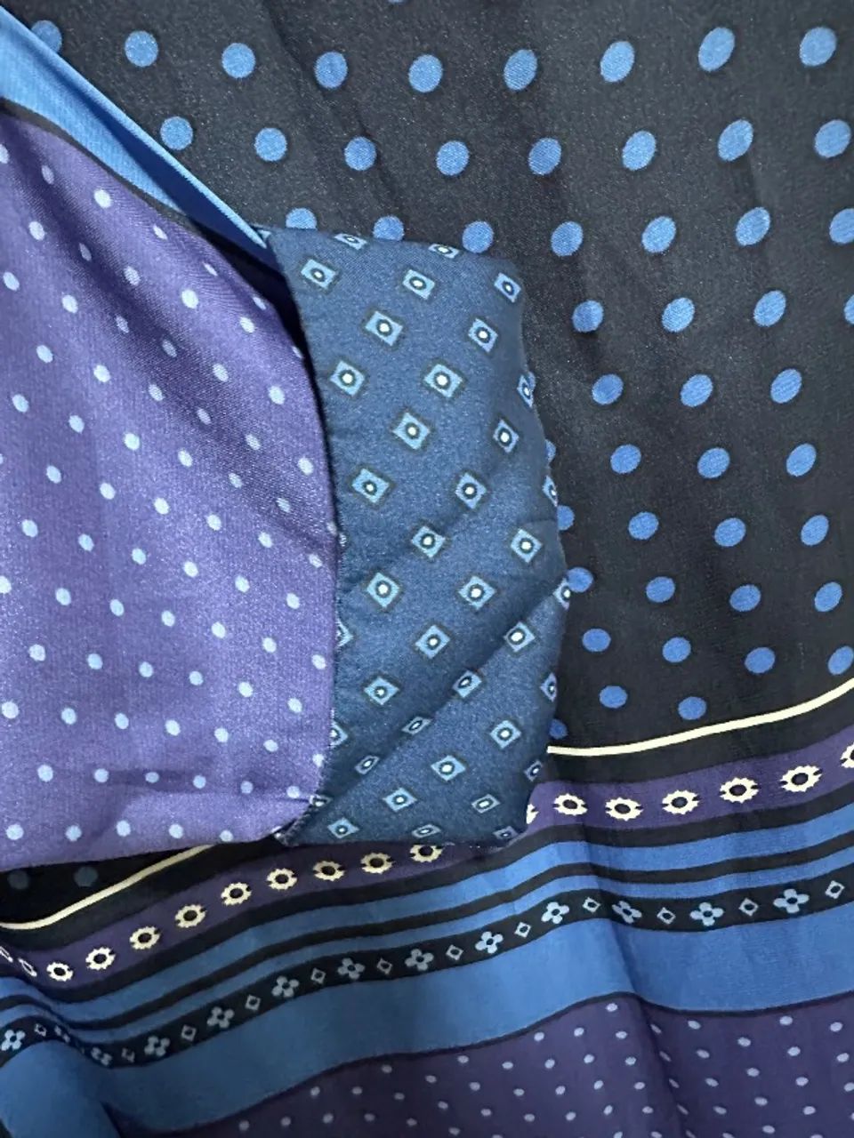 Vestido Zara estampado azul  - Foto 4