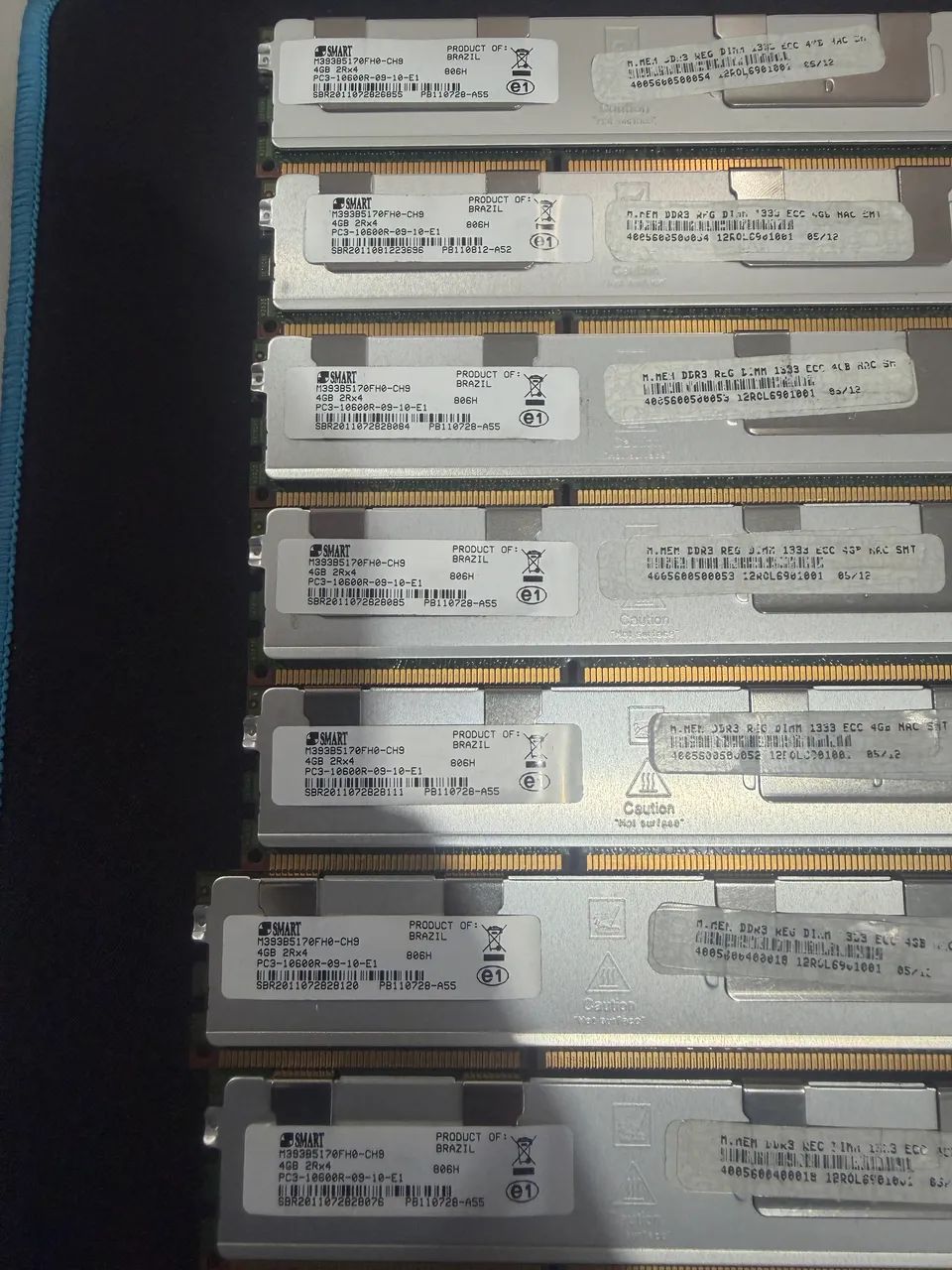 Lote Memória Ram 4G DDR3 - 10600R