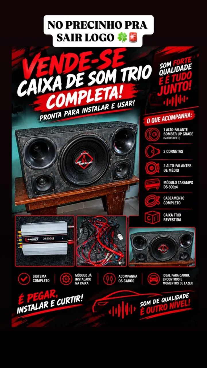 Caixa trio 