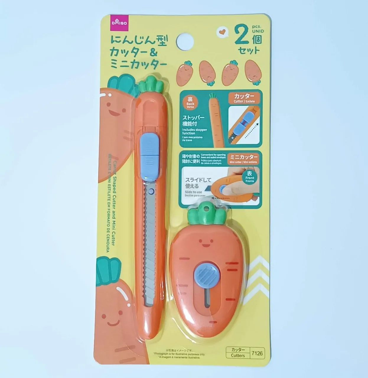 Estiletes cenourinha