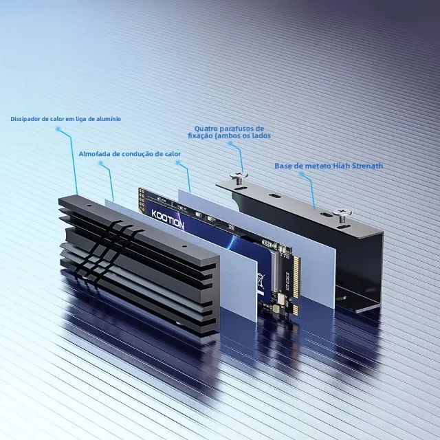 SSD M.2 Nvme Kootion X16 Plus 2TB 7400MBps / 6800MBps - Foto 5