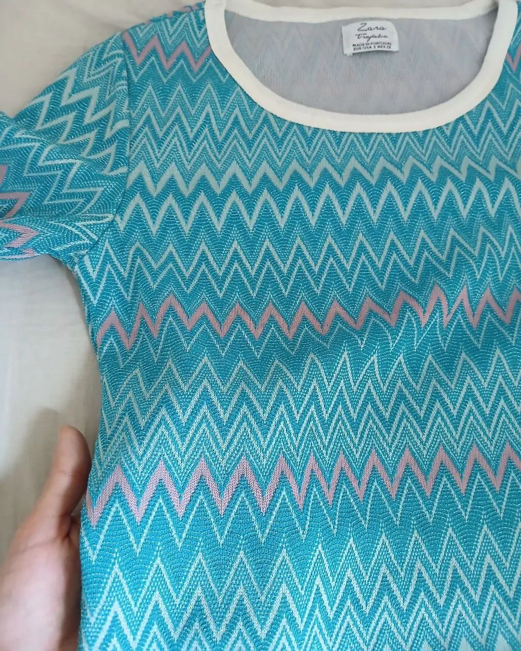 Blusa pouco usada da zara - veste PP - Foto 3