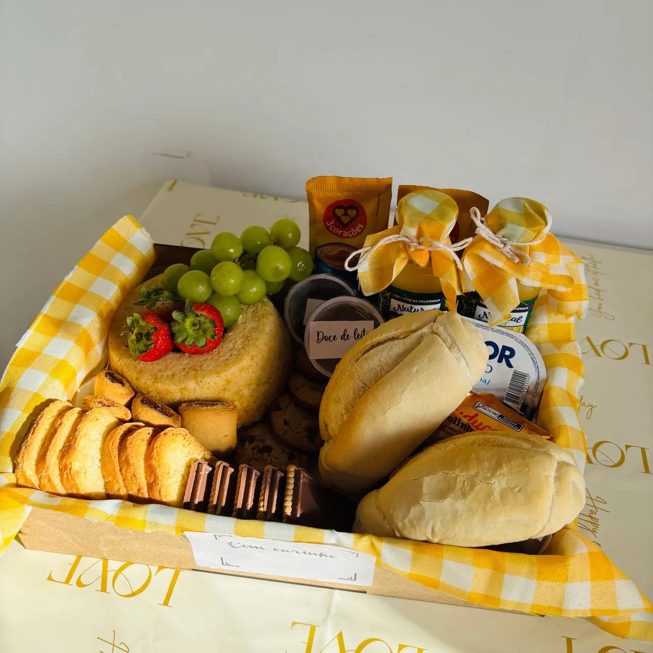 Cesta café da manhã 