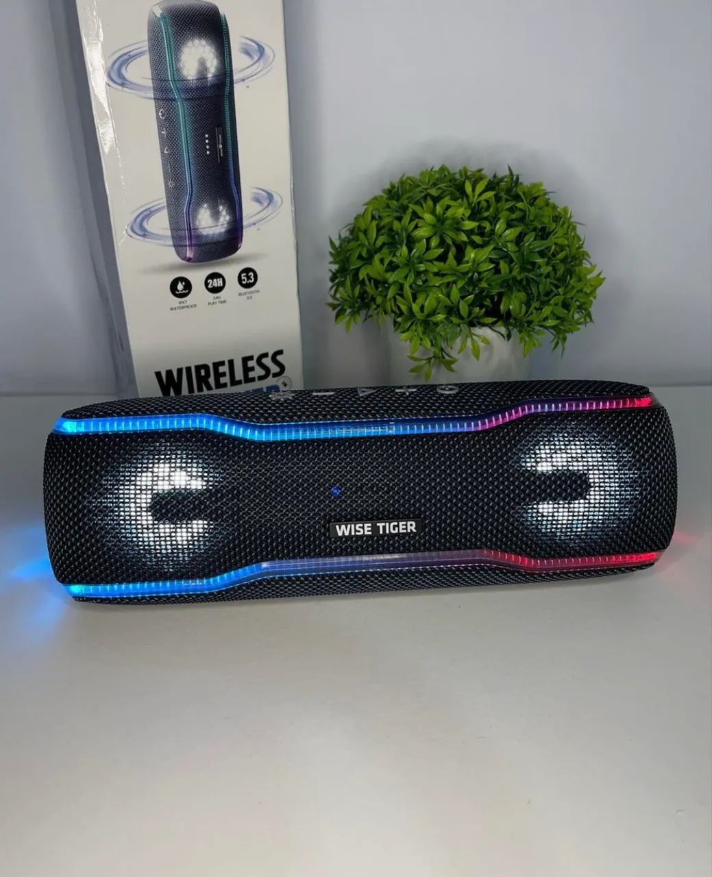 Caixa de som Bluetooth Wise Tiger 