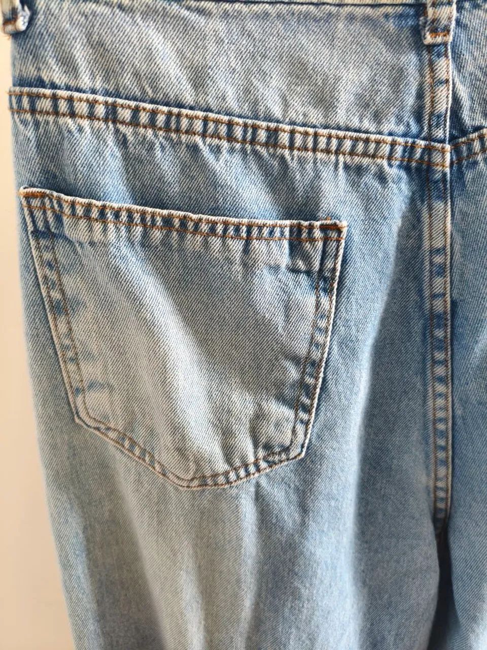Calça jeans clara reta 42 - Foto 3