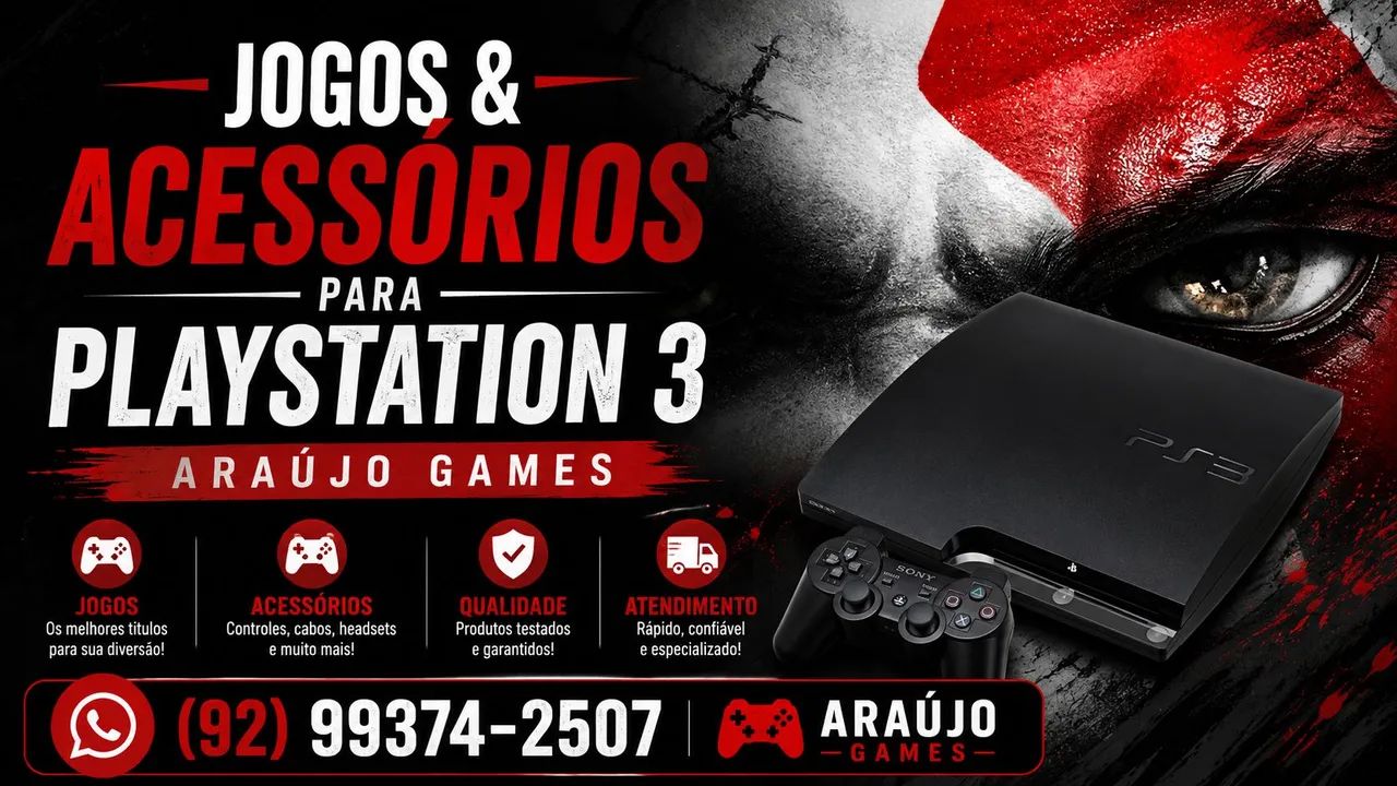 Jogos Acessórios de PS3 [Nova Cidade]