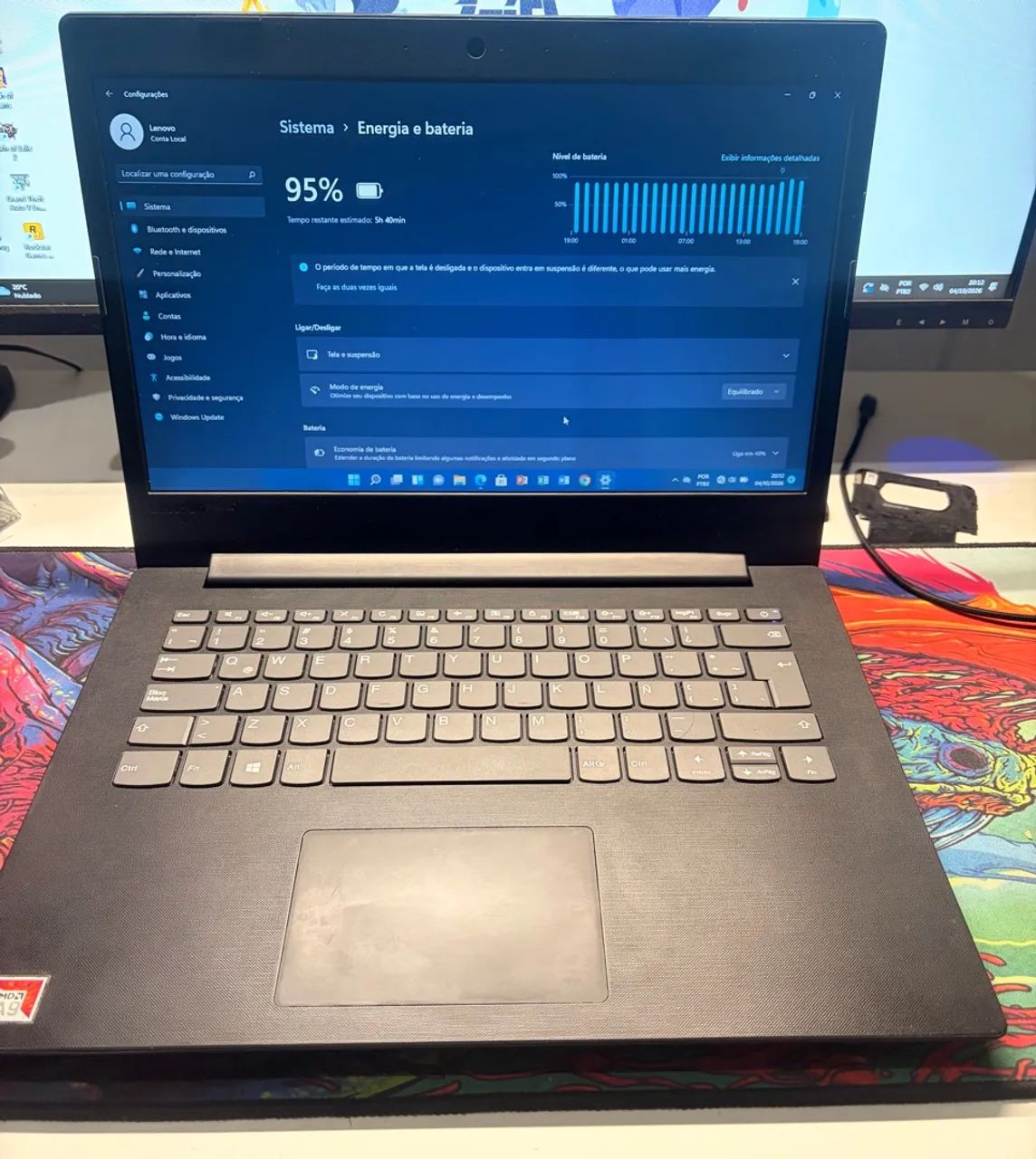 Notebook Lenovo amd 8gb 512gb + brinde - Foto 3