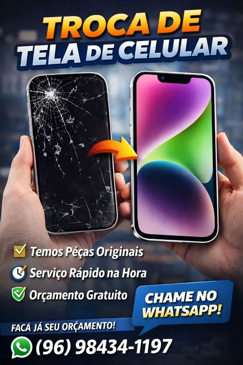 Troca de frontal Celulares e tablets 