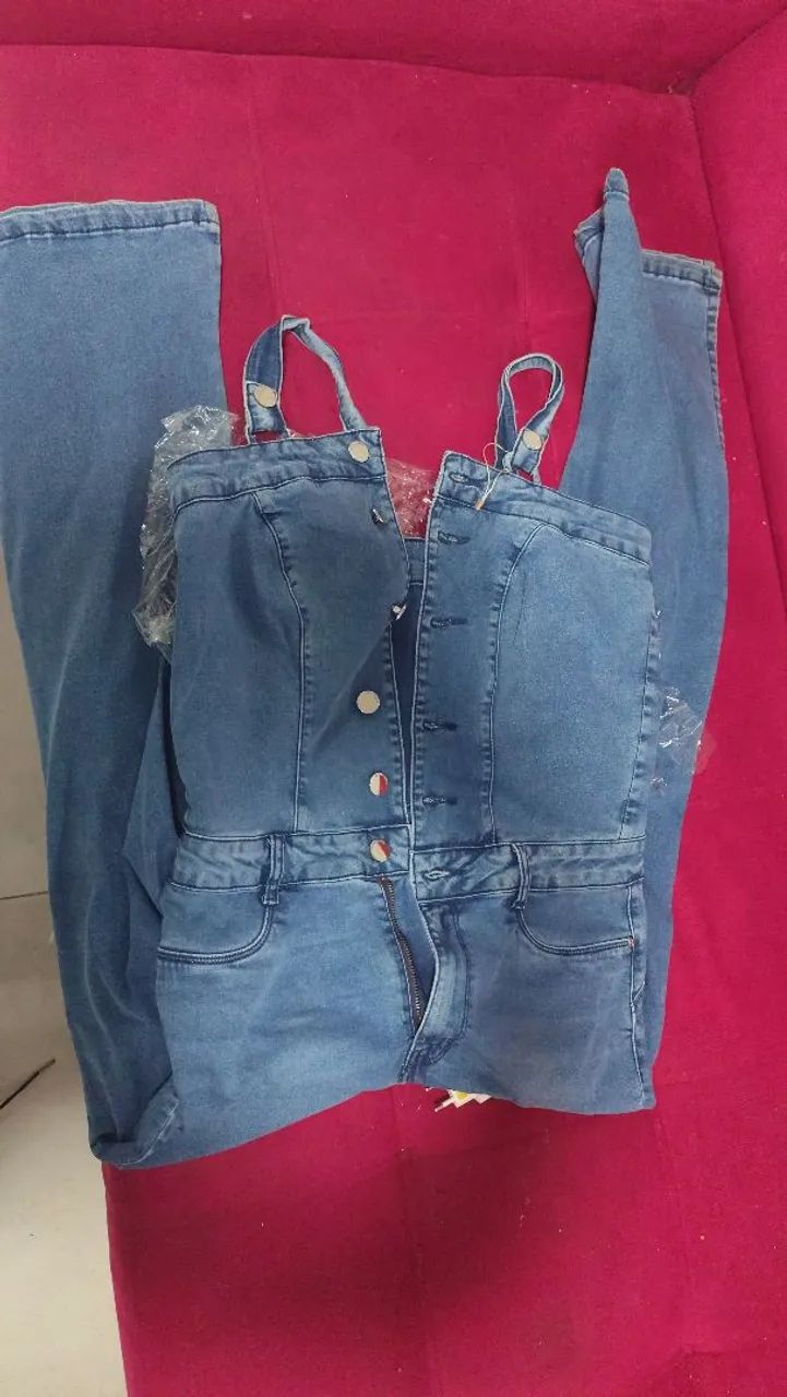 Macacão Jeans  - Foto 2