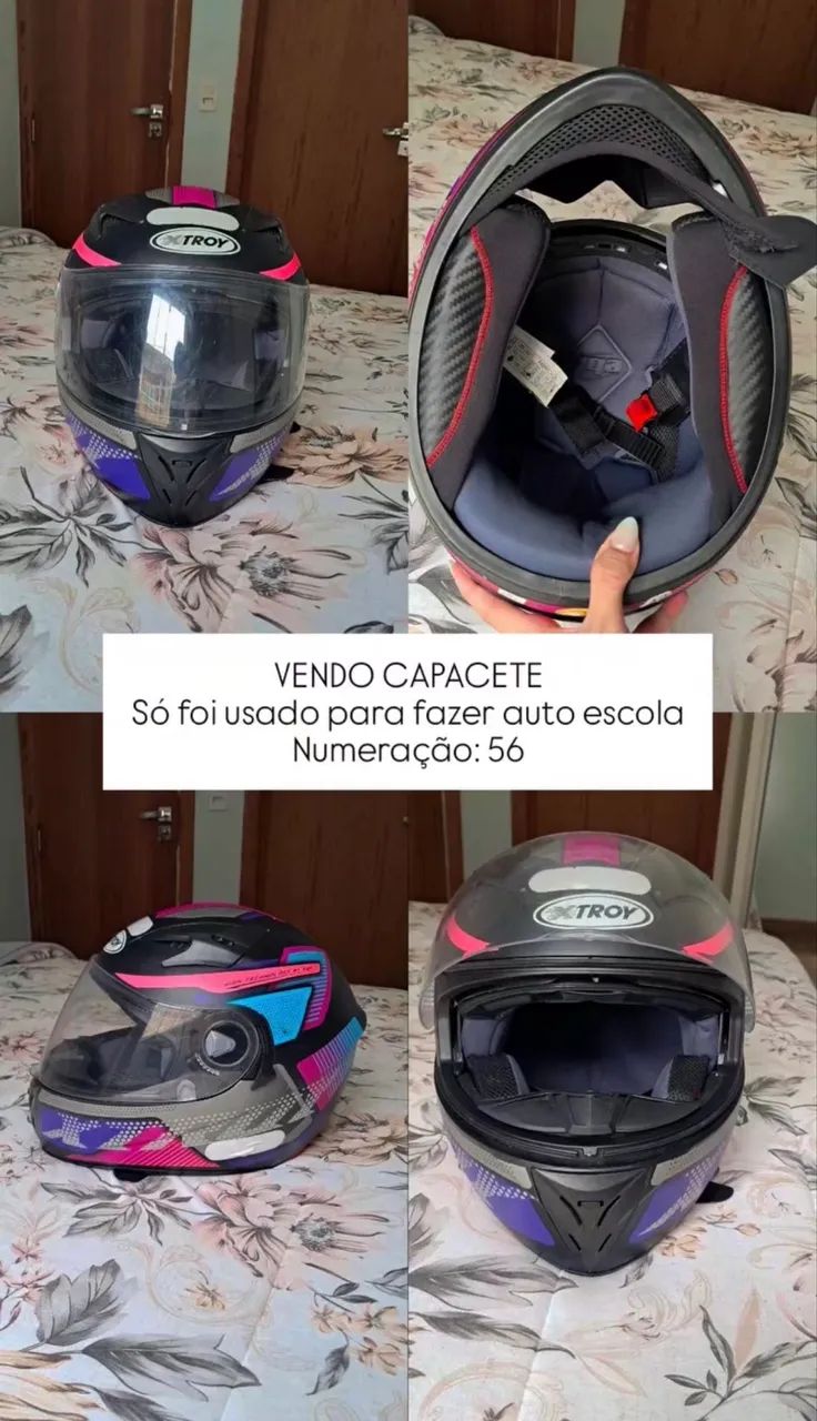Capacete de moto 