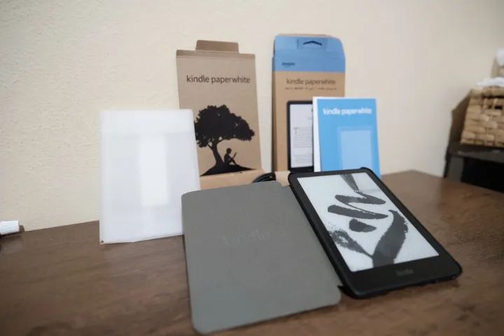 Kindle Paperwhite 12ª Geração - Caixa + Capa - Foto 6