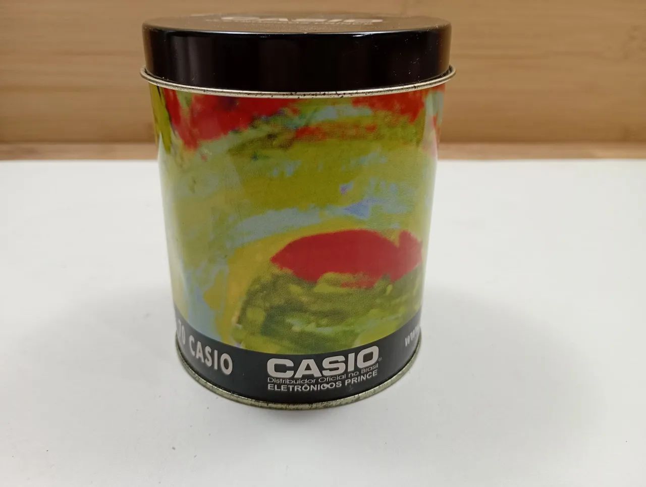Manual e case (lata) do relógio Casio 3768 3769 sem o relógio 