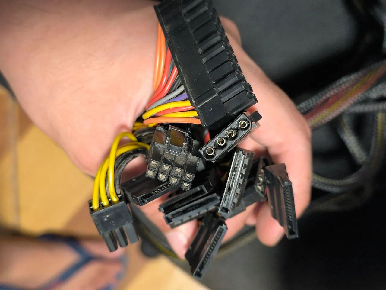 Fonte de pc 500w selo 80 plus bronze, marca ATX gamer  - Foto 6