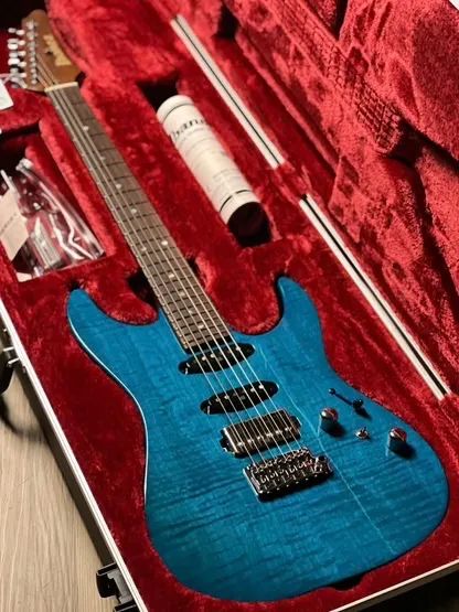 Ibanez MMN1-TAB Martin Miller Signature Aqua Blue - Foto 3