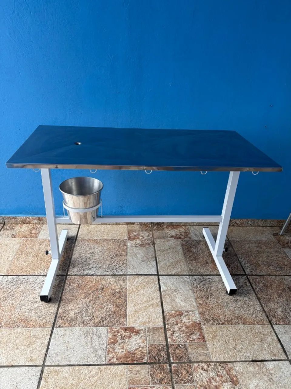 Mesa de atendimento veterinário 