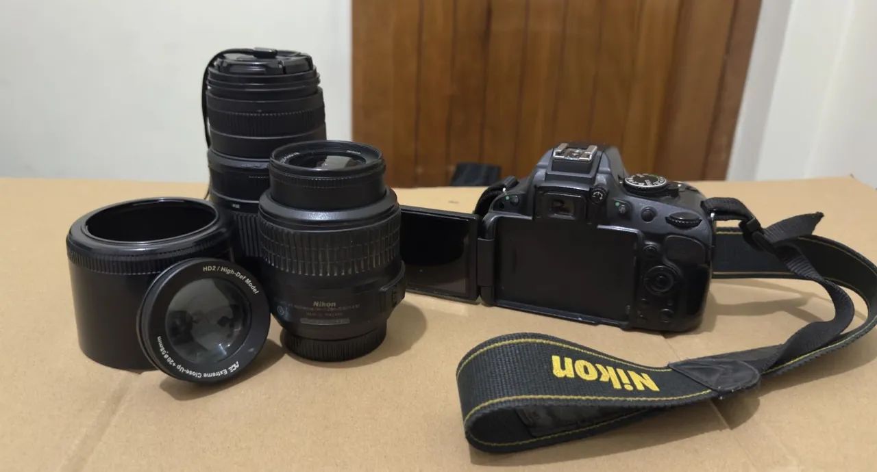NIKON D5100 + Lentes e Acessórios - Foto 3