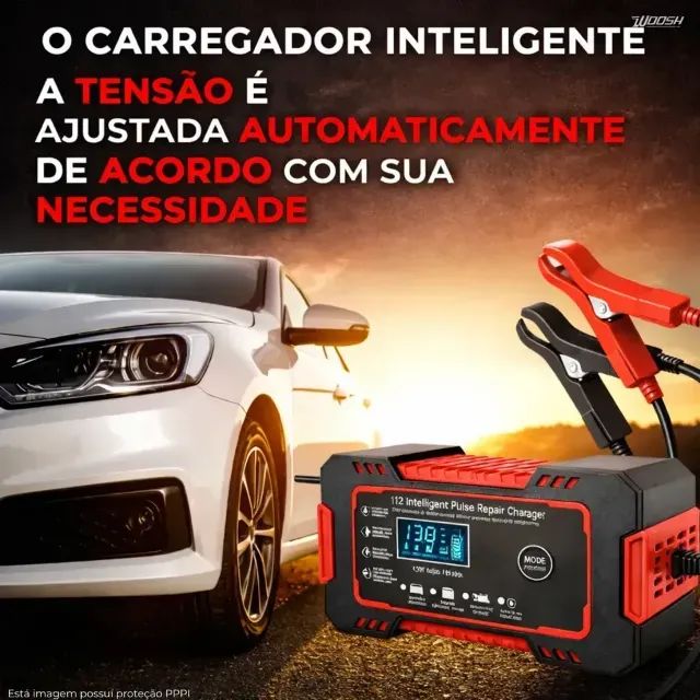 Carregador Inteligente de Bateria Automotiva - Foto 5