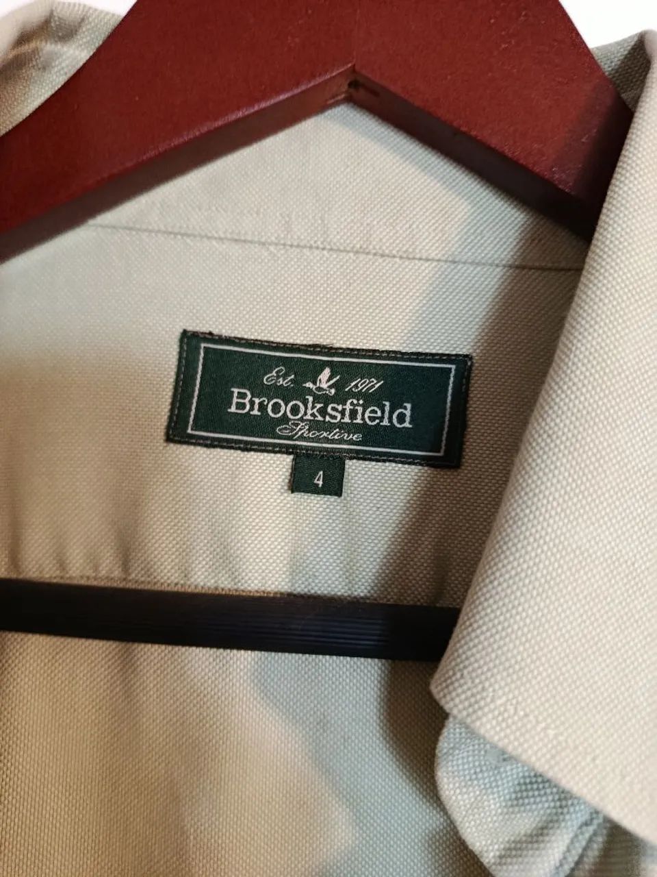 Camisa social Brooksfield verde  - Foto 2