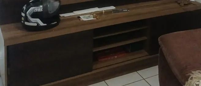  Rack com Painel para TV até 55" - Lindo e Bem Conservado! - Foto 2