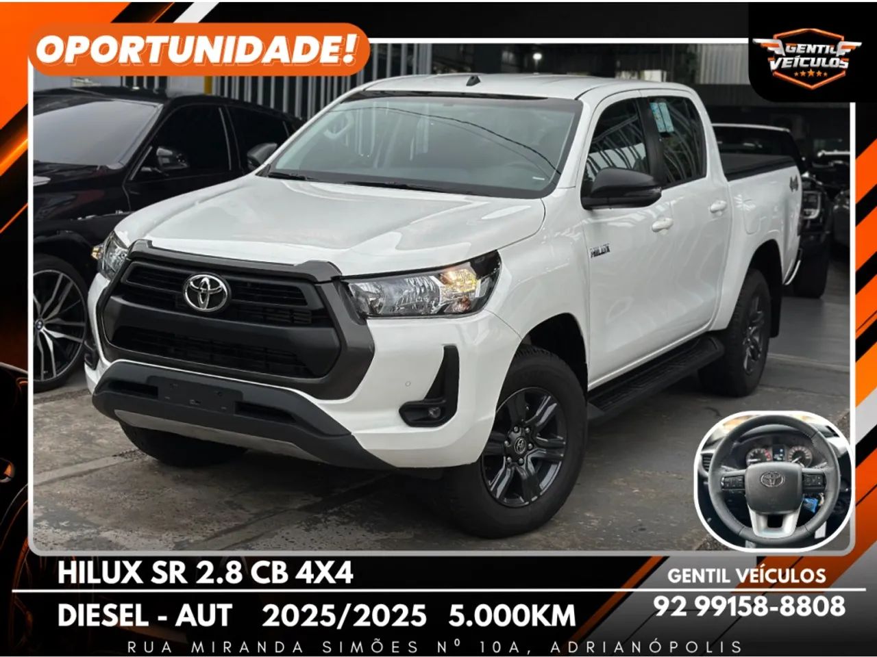 Toyota Hilux CD 4X4 2.8 Diesel Aut. 2025