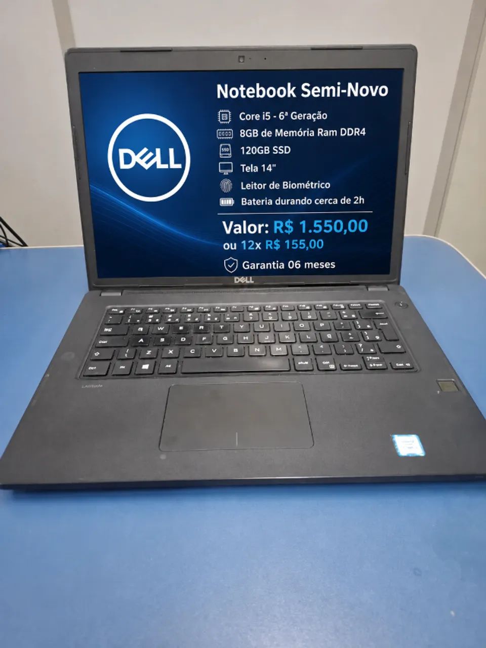 Notebook DELL - Core i5 6ª - SSD | 8GB Mem. | 6meses Garantia e Formatado - Foto 4