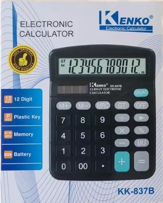 Calculadora de Mesa 12 Digitos - Foto 3