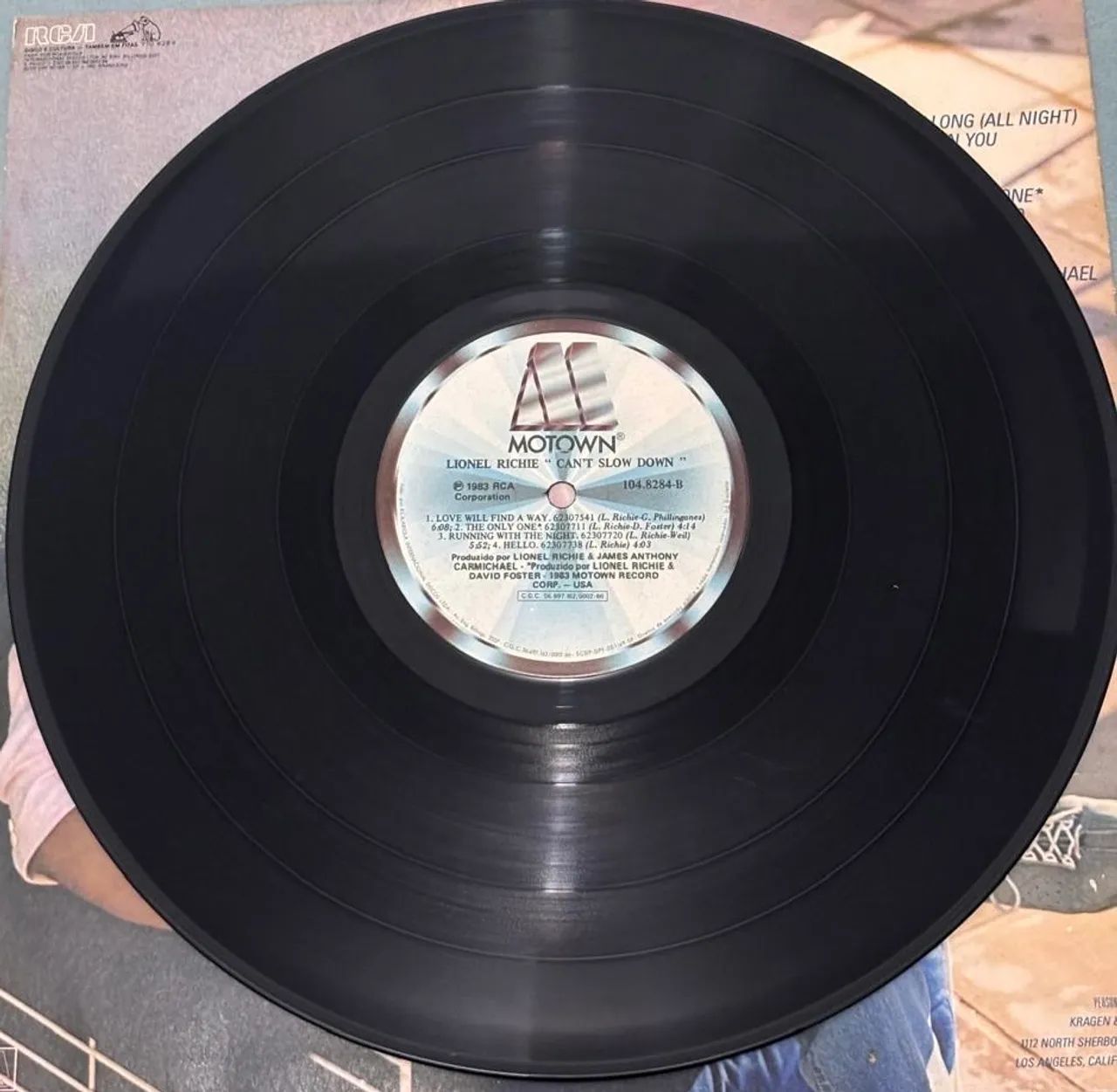 Lionel Richie Cant Slow Down 1983 Lp Vinil - Foto 4