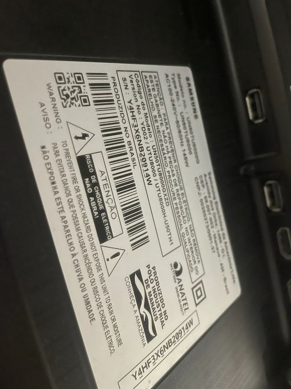 Samsung Smart TV - NÃO FUNCIONA (para peças) - Foto 4