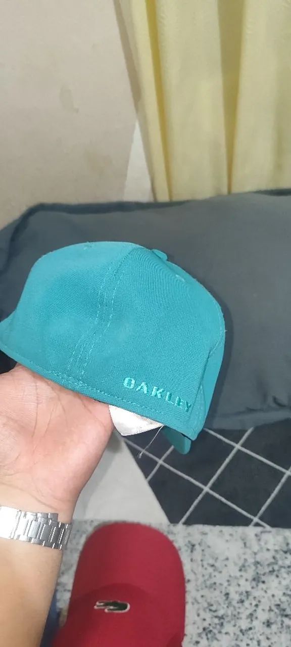 Boné Oakley Tincan cor verde água  - Foto 2
