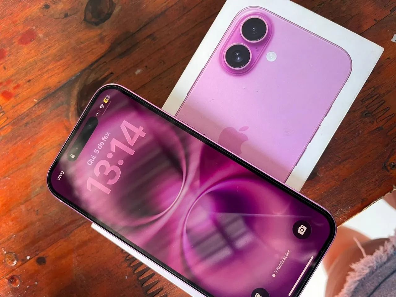 iPhone 16 rosa 128gb sem detalhe  - Foto 4