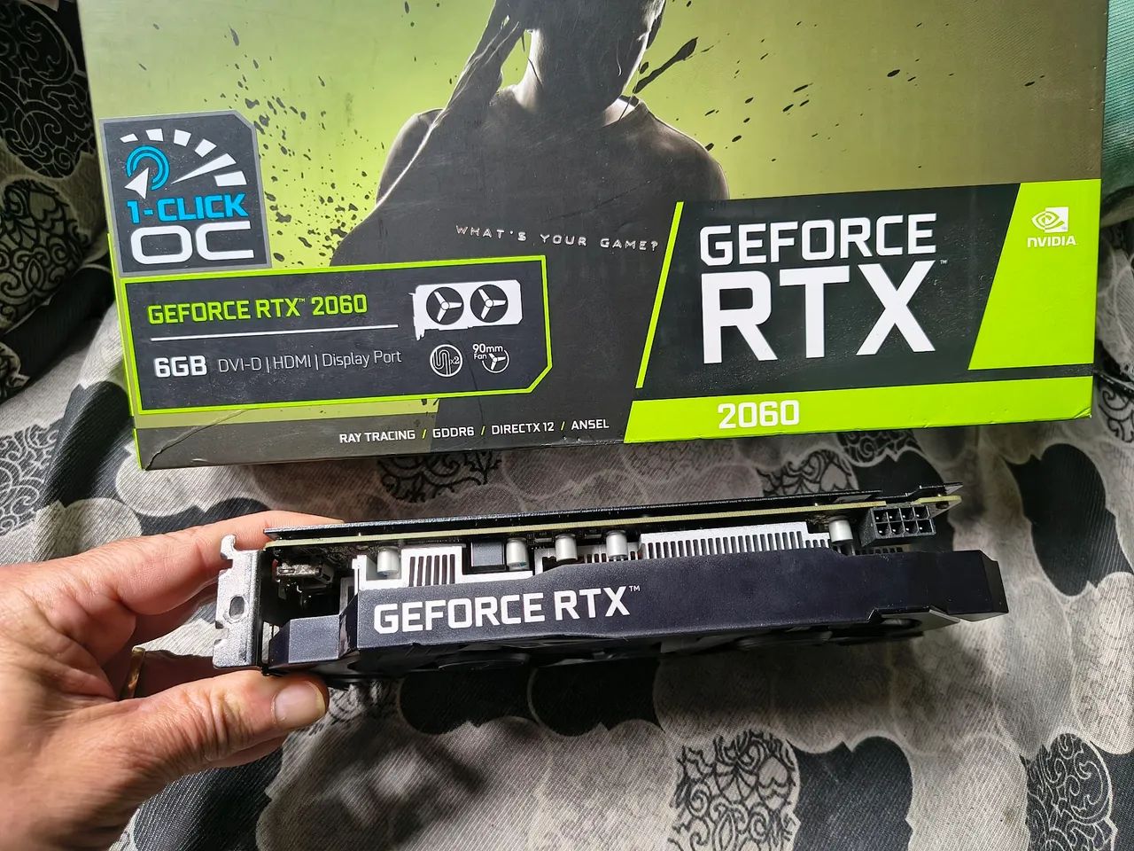 NVidia RTX 2060 1-Click OC Galax Zero - Foto 2