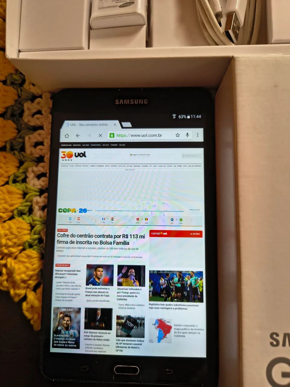 Tablet Samsung Galaxy A6 8GB tela 7.0" - Foto 3