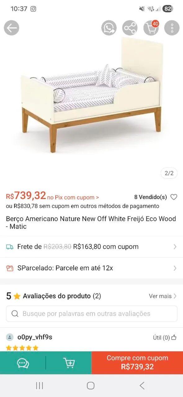 Berço vira cama - Foto 4