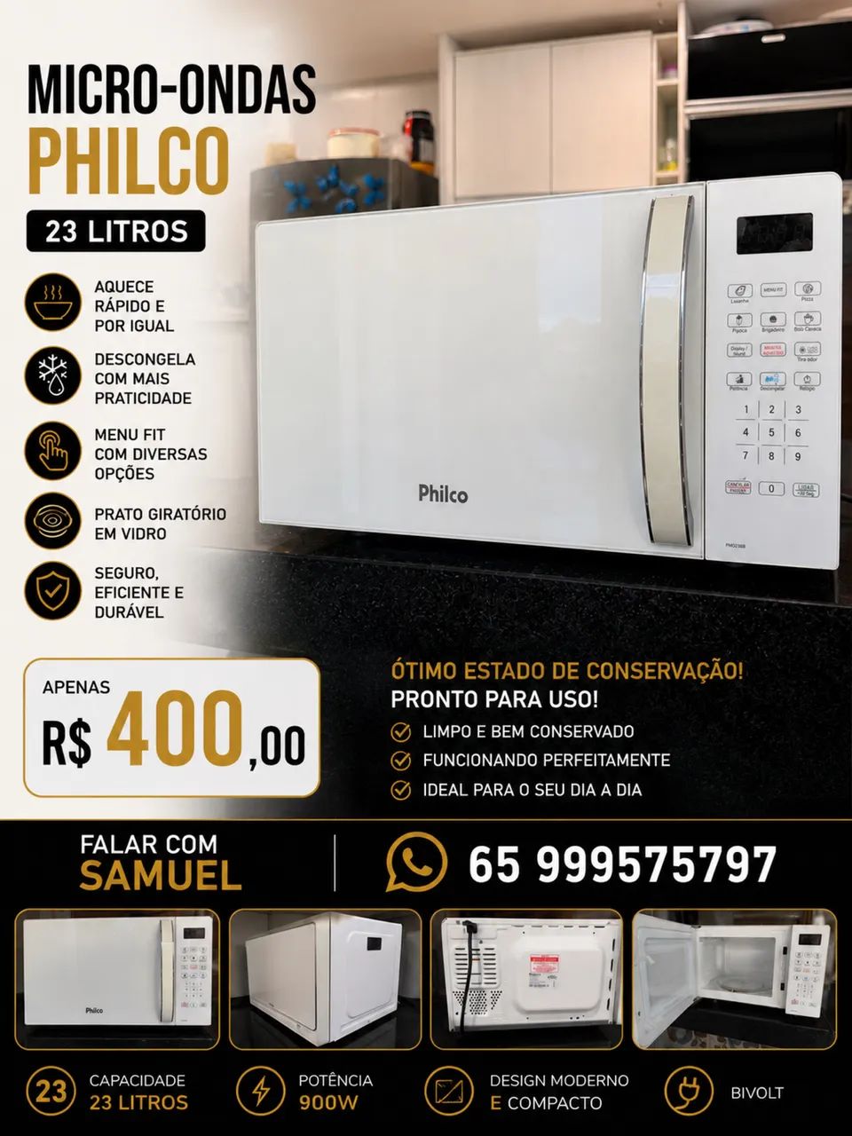 Microondas Philco 