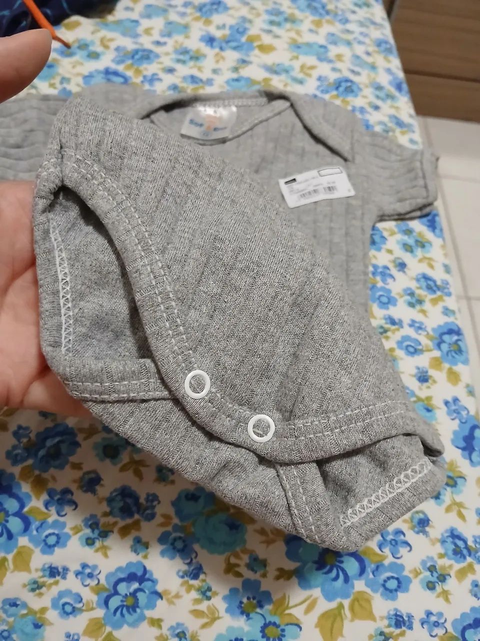 Roupa de bebê - Body canelado - Foto 3