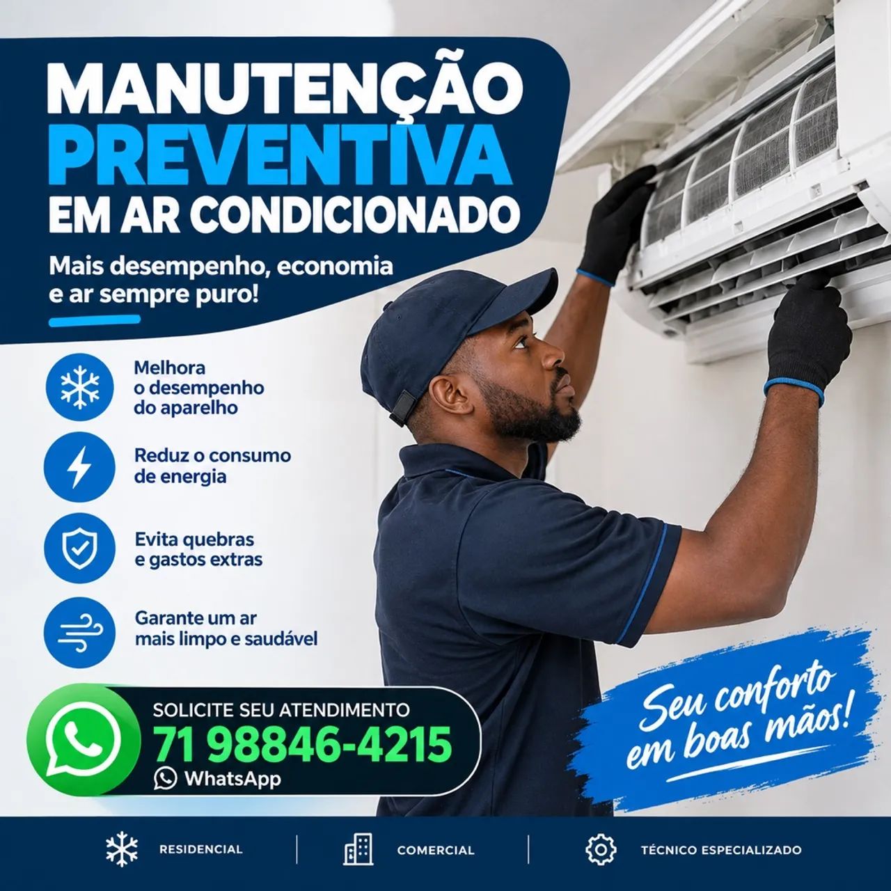 Manutenção de Ar condicionado 