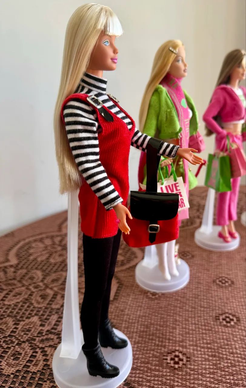 Barbie Mackie Mackie Trend 90年代バービー Barbie Anos 90 Facemold Mackie Sticker Craze Nova Apenas Removida