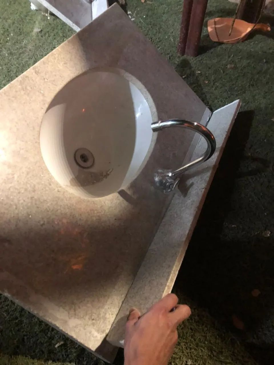 Vasos e pia de granito  - Foto 3