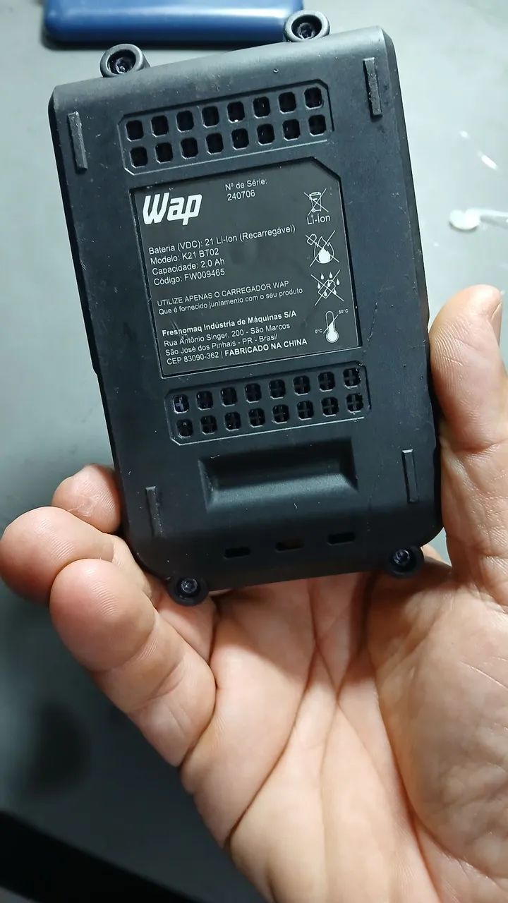 Bateria para furadeira Wap 21V - Foto 5