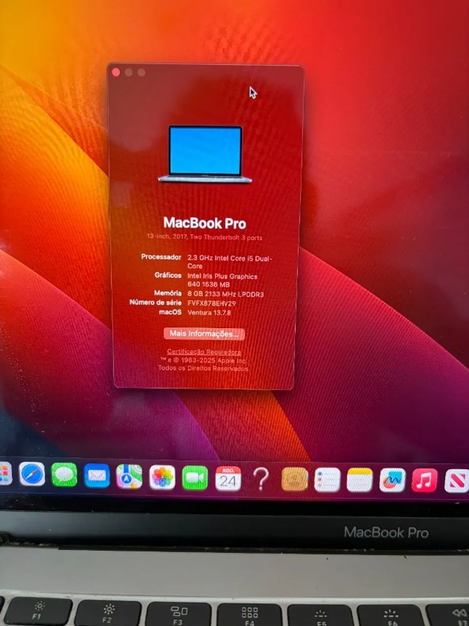 MacBook Pro 13' 2017 i5 8GB - Foto 2