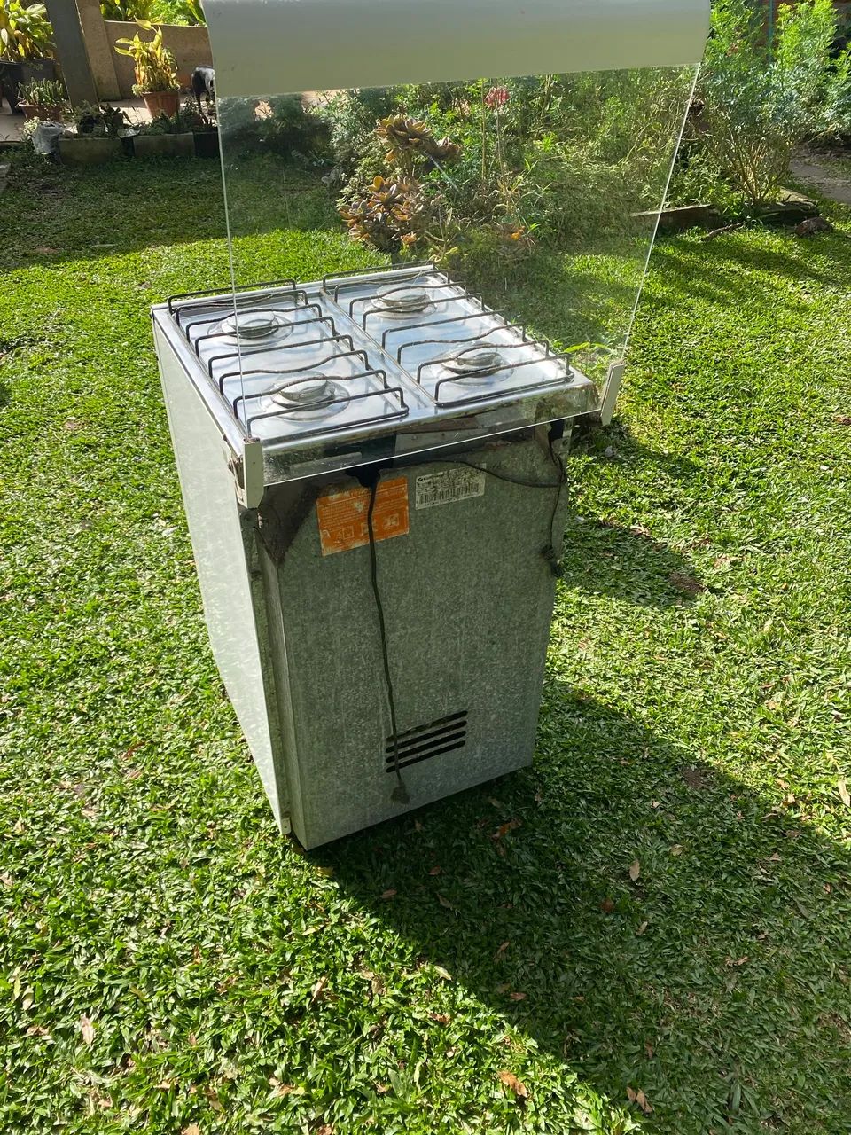     Fogão 4 Bocas Branco - Ótimo Estado e Funcionando Perfeitamente - Foto 3