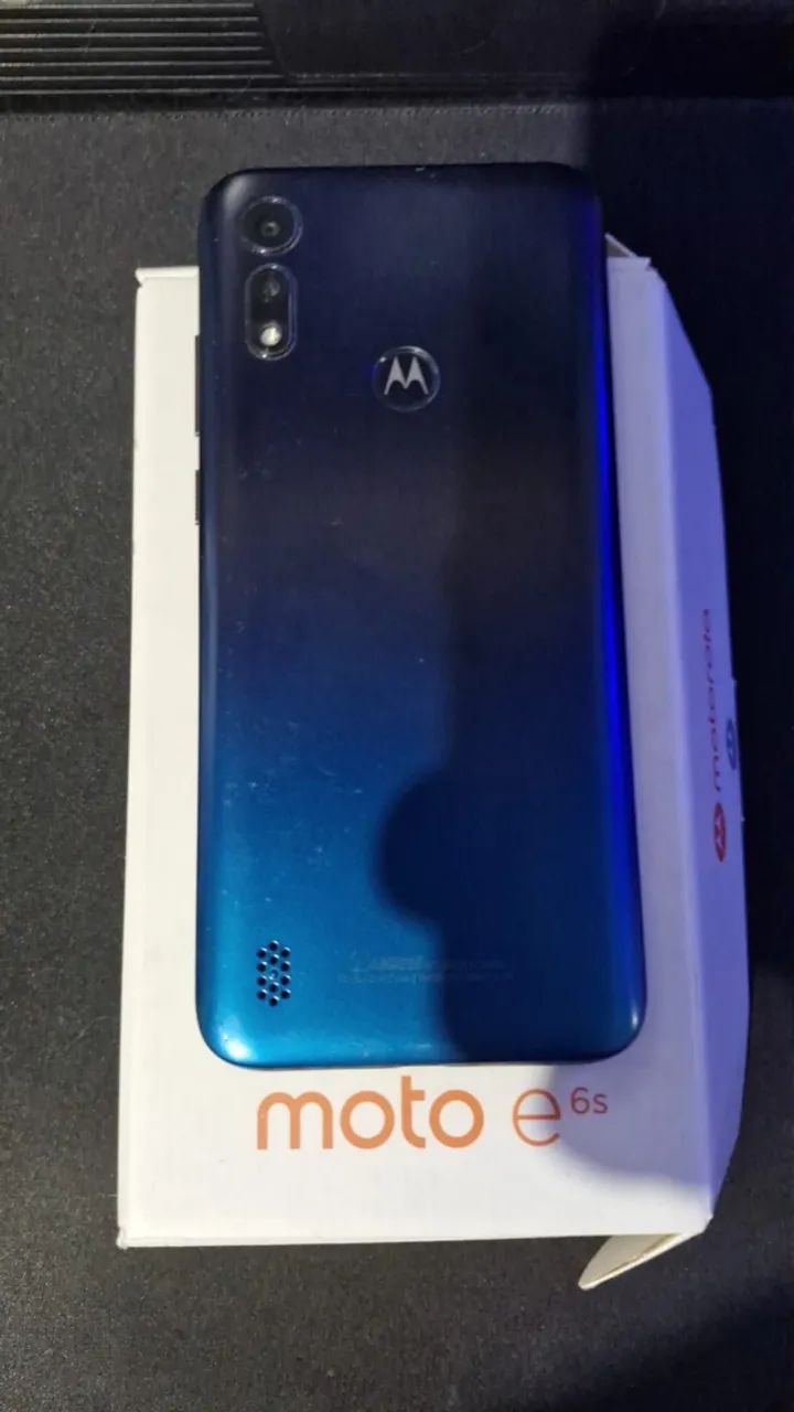 Motorola Moto E6s (Azul) - Usado na Caixa - Foto 2