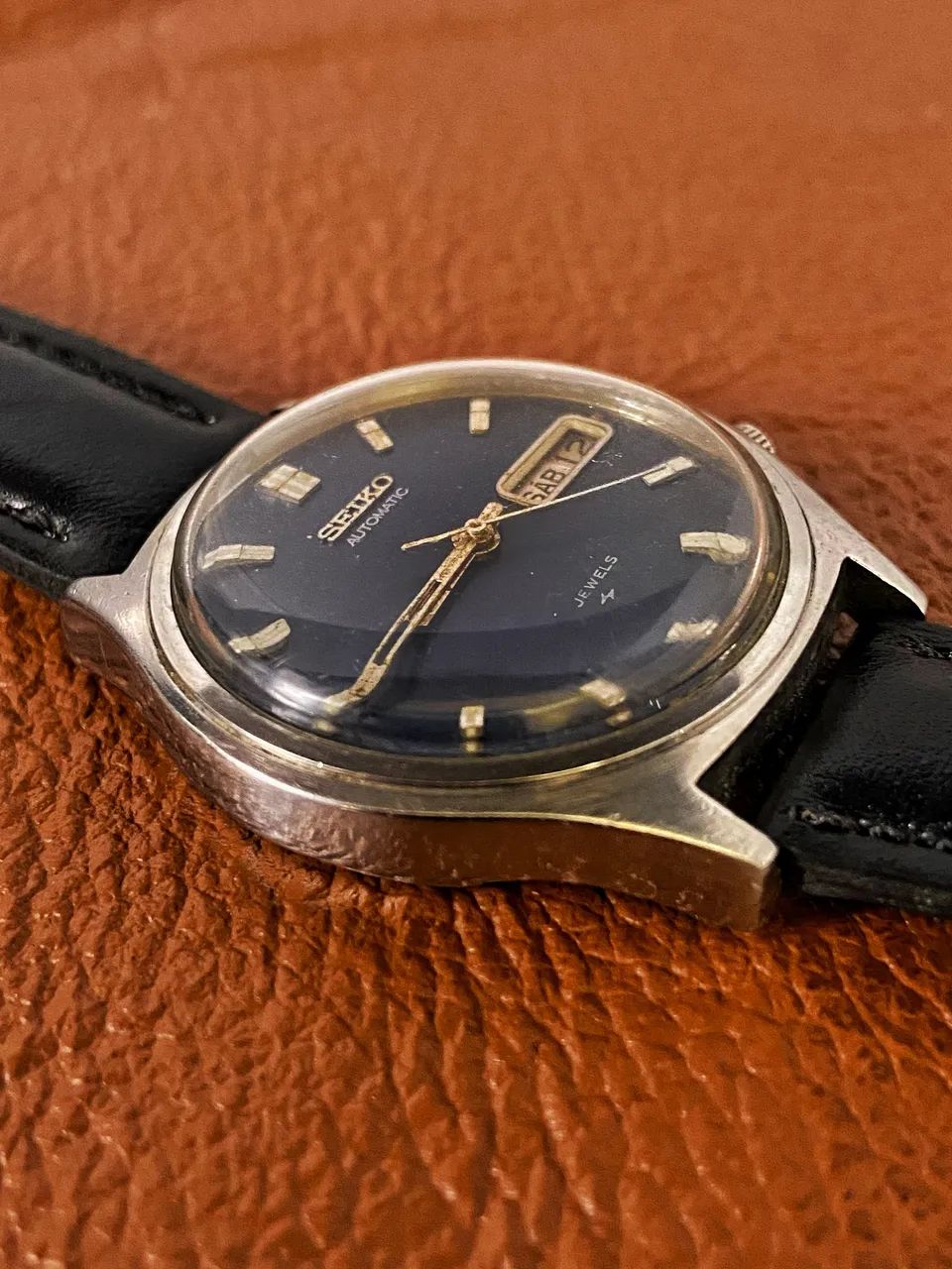 Relógio Seiko Vintage Azul - Foto 3