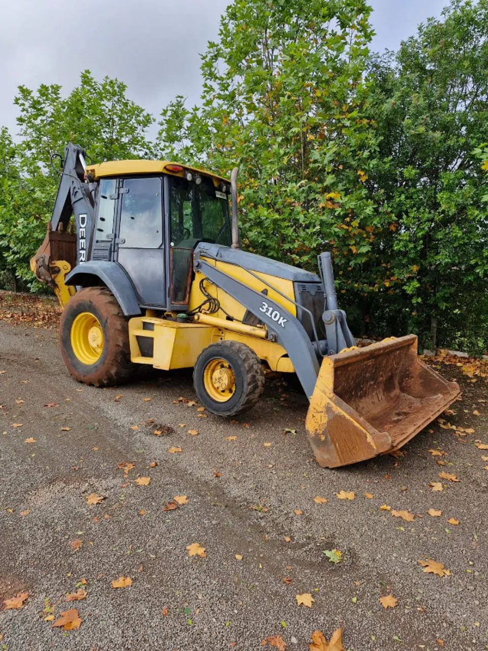 Retro Escavadeira John Deere 310k ano 2015 tração 4x4 com 6000 horas 
