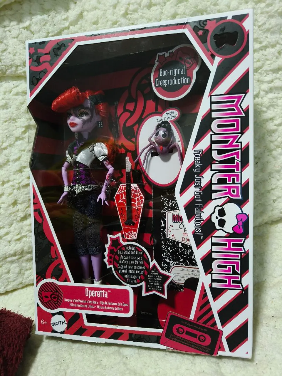 Monster high Draculaura frights Câmera, action - Brinquedos e