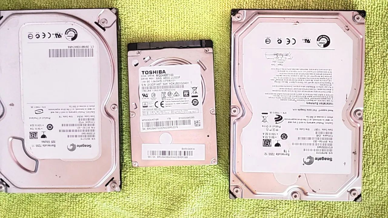 HD ?Toshiba para notebook 2,5" e mais dois HDs - Foto 3
