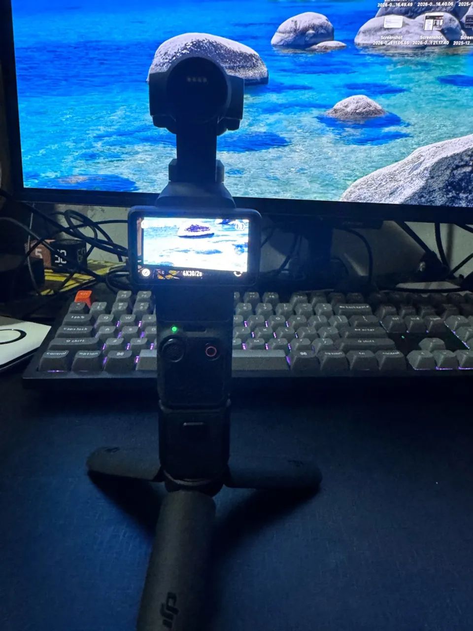 Câmera Dji Osmo Pocket 4 Creator Combo Nunca usada